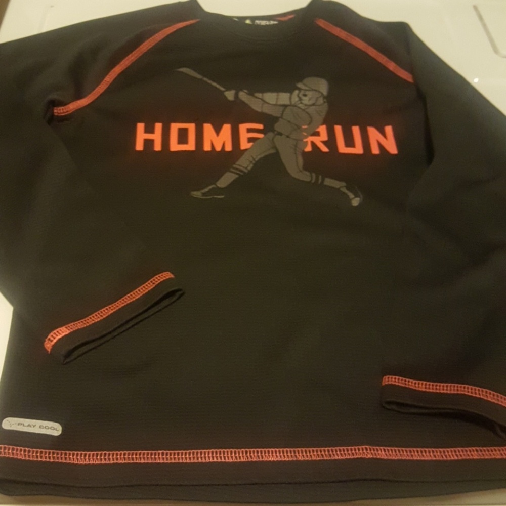 Long sleeve athletic  baseball tee